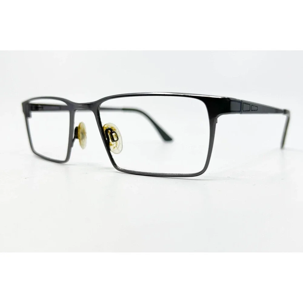 Michael Ryen Eyeglass Frames Mens Black MR-191 Rectangular 53-18-140